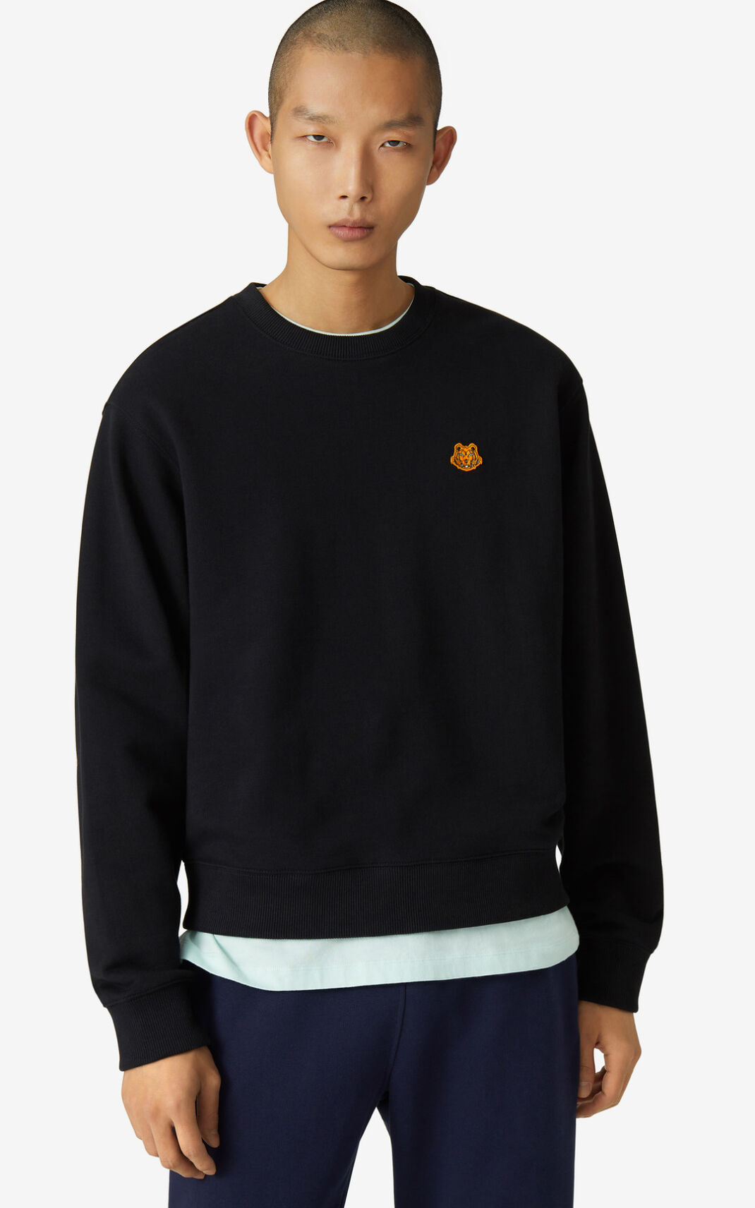 Sweat Kenzo Homme Tiger Crest Noir TPQBD-1639